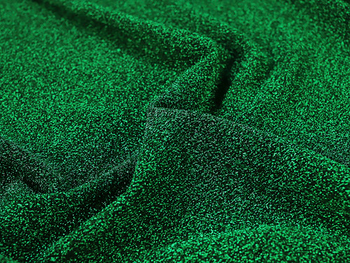 Dressmaking Fabric | Marciella Lurex Glitter Jersey - Green | Fabric Godmother