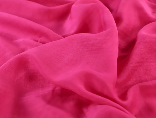 Dressmaking Fabric | Ginna Cotton Voile - Raspberry | Fabric Godmother