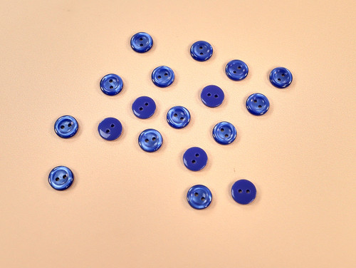 Haby | Shirt Gloss Button - 11mm - Purple | Fabric Godmother