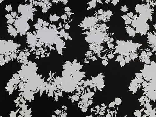 Dressmaking Fabric | Nevena Floral Viscose Crepe - Black | Fabric Godmother