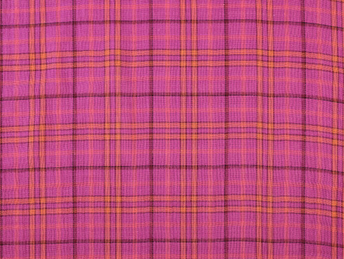 Dressmaking Fabric | Tessie Check Double Gauze - Pink | Fabric Godmother
