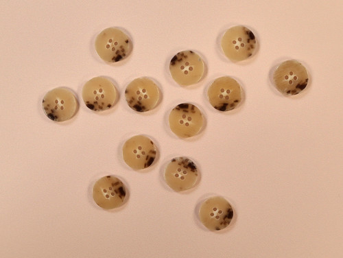 Haberdashery | Tortoiseshell Buttons - 21mm  | Fabric Godmother