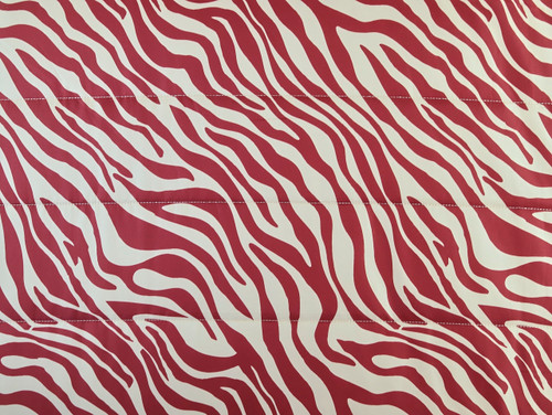 Dressmaking Fabric | Zora Animal Print Quilted Puffer - Ivory | Fabric Godmother 