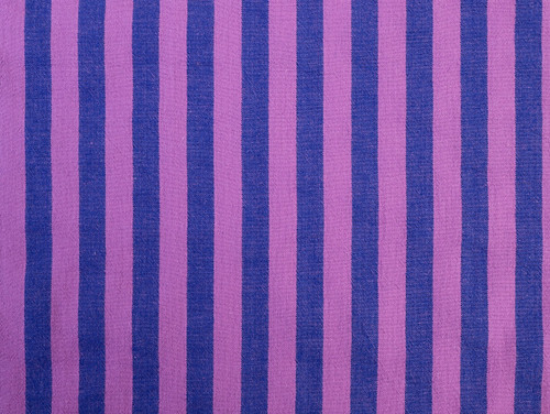 Dressmaking Fabric | Marcella Yarn Dyed Stripe Cotton - Purple | Fabric Godmother