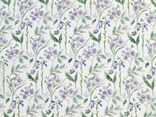 Dressmaking Fabric | Karis Dobby Floral Viscose Voile - White | Fabric Godmother 