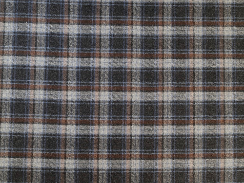 Dressmaking Fabric | Rubeus Check Cashmere Mix Coating - Grey | Fabric Godmother