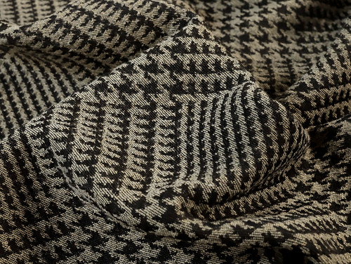 Dressmaking Fabric | Ambre Check Wool Coating - Yellow | Fabric Godmother