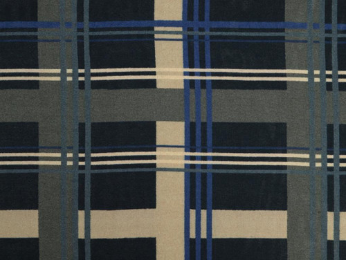 Dressmaking Fabric | Thelma Checked Viscose Voile - Blue | Fabric Godmother 