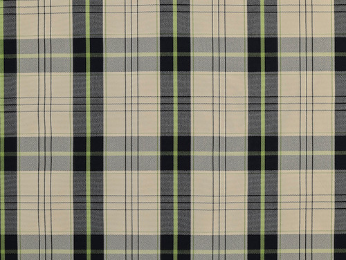 Dressmaking Fabric | Tahlee Check Cotton Mix Twill - Cream | Fabric Godmother