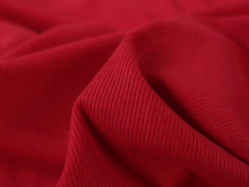 Dressmaking Fabric | Jemma Brushed Viscose Rib Jersey - Red | Fabric Godmother