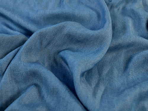 Dressmaking Fabric | Corrie Tencel Denim - Blue | Fabric Godmother