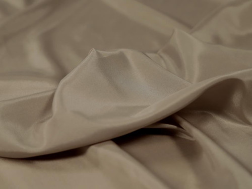 Dressmaking Fabric | Lola Viscose Acetate Lining - Taupe | Fabric Godmother 