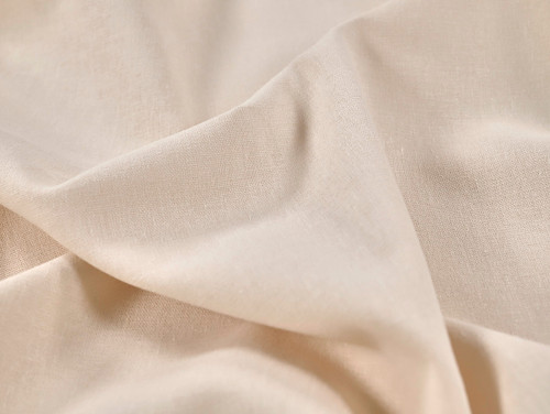 Dressmaking Fabric | Riviera Viscose & Linen - Natural | Fabric Godmother