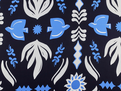 Dressmaking Fabric | Mattie Viscose Crepe - Navy | Fabric Godmother 