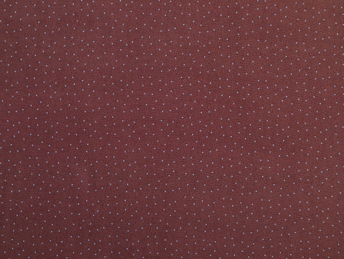 Dressmaking Fabric | Minnie Polka Dot Viscose Crepe - Chocolate & Sky Blue | Fabric Godmother