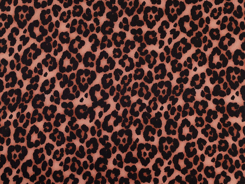 Dressmaking Fabric | Ace Animal Print Viscose Crepe - Light Brown(OLD) | Fabric Godmother