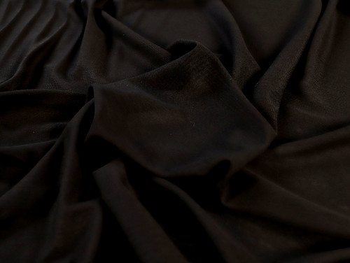 Dressmaking Fabric | Gracelynn SeaCell Jersey - Black | Fabric Godmother