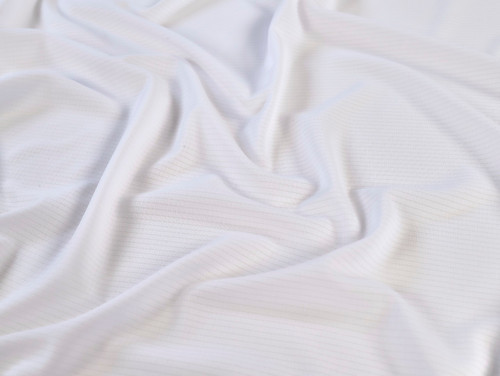 Dressmaking Fabric | Adley Sport Jersey - White | Fabric Godmother