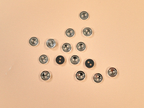 Silver Shirt Button - 11mm | Fabric Godmother