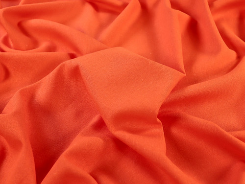 Dressmaking Fabric | Kofi Cotton & Linen - Orange | Fabric Godmother