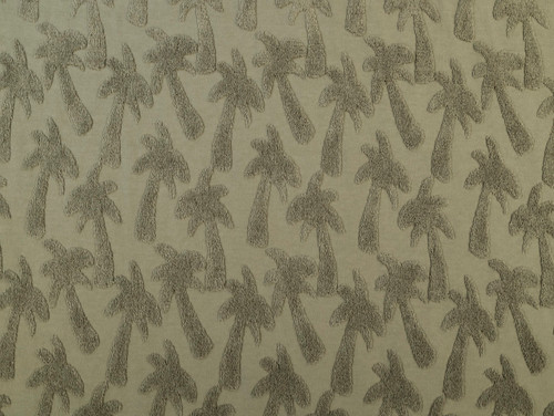 Dressmaking Fabric | Angelo Palm Tree Cotton Towelling - Green | Fabric Godmother 
