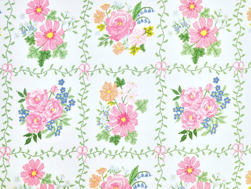 Dressmaking Fabric | Secret Garden Viscose & Linen - Ivory | Fabric Godmother