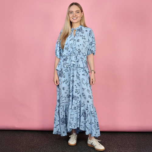 Sewing Kits | The Lisi Dress Kit - Dolce Vita Viscose Lawn  | Fabric Godmother