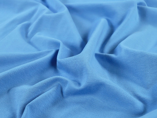 Dressmaking Fabric | Organic Cotton Jersey - Periwinkle | Fabric Godmother