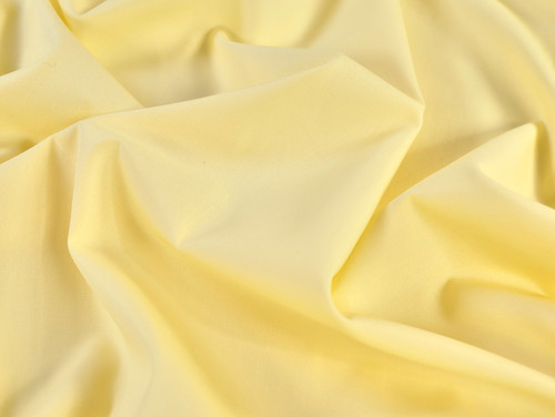 Dressmaking Fabric | Wanda Cotton Poplin - Butter Yellow | Fabric Godmother