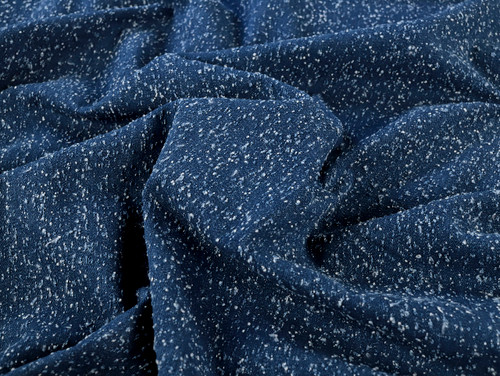 Dressmaking Fabric | Reverie Textured Denim - Indigo | Fabric Godmother 