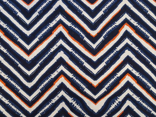 Dressmaking Fabric | Bryce Abstract 6oz Denim - Navy | Fabric Godmother