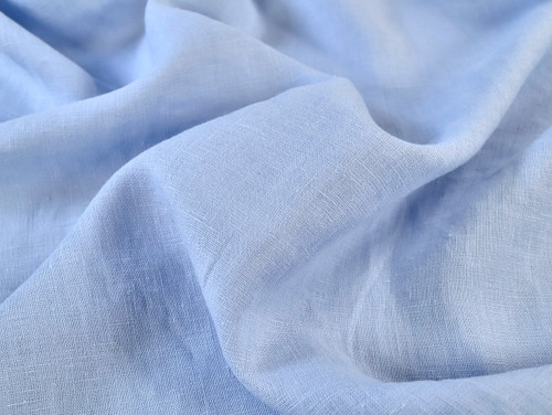 Dressmaking Fabric | European Tumbled Linen -  Hydrangea | Fabric Godmother