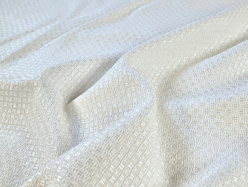 Dressmaking Fabric | Mattias Raffia & Viscose - Ivory | Fabric Godmother 