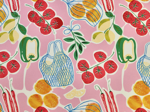 Dressmaking Fabric | Le Marché Stretch Denim - Pink | Fabric Godmother 