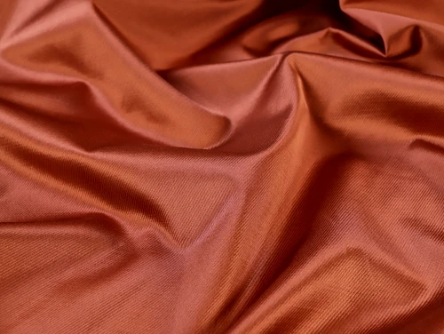 Dressmaking Fabric | Aisling Cotton Satin Twill - Rust | Fabric Godmother 