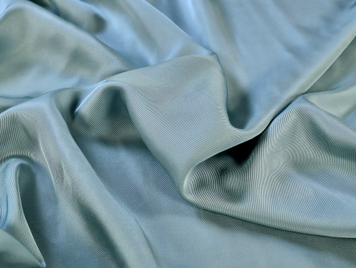 Dressmaking Fabric | Lauren Viscose Satin Twill - Sky Blue| Fabric Godmother 