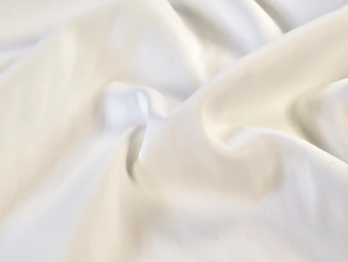 Dressmaking Fabric | Zosia Double Faced Cotton Sateen - Ivory | Fabric Godmother