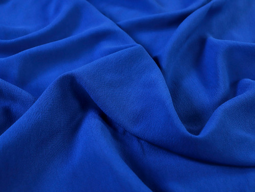 Dressmaking Fabric | Zale Viscose Crepe - Blue | Fabric Godmother