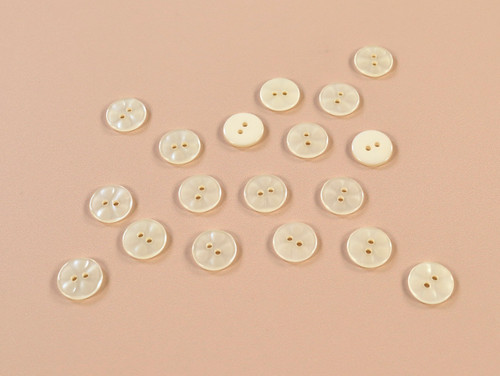 Haberdashery | Butter Flower Button - 16mm - Yellow | Fabric Godmother