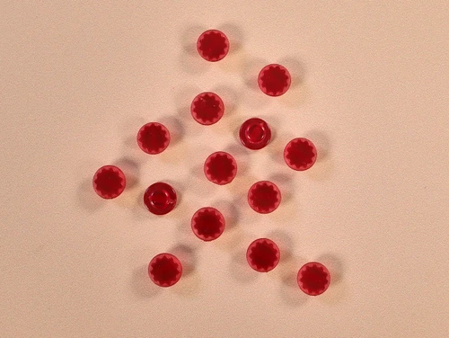 Haberdashery | Star Shirt Shank Button - 11mm - Red | Fabric Godmother