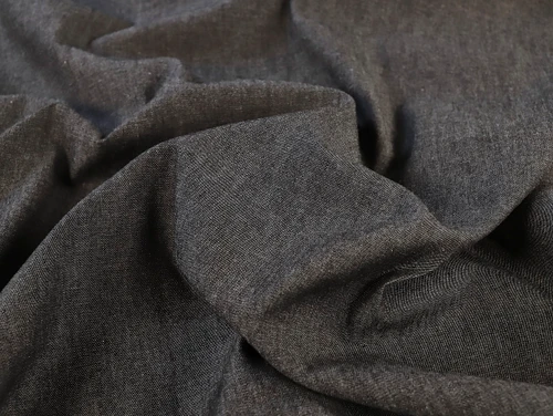 Dressmaking Fabric | Denim Washed 4oz - Black | Fabric Godmother