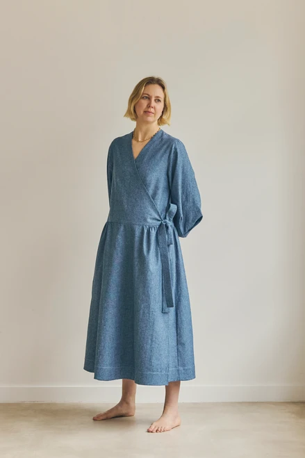 The Modern Sewing Co. | Amalie Wrap Dress | Fabric Godmother