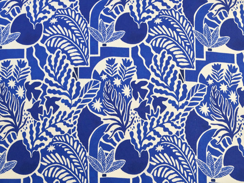 Dressmaking Fabric | Enri Viscose & Linen - Cobalt | Fabric Godmother
