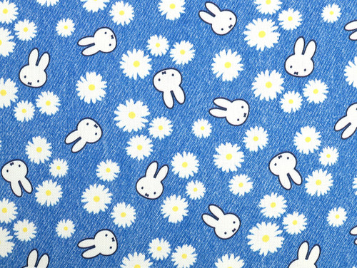 Dressmaking Fabric | Miffy Denim - Blue | Fabric Godmother