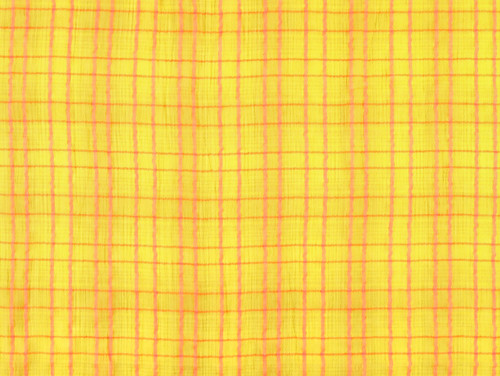 Dressmaking Fabric | Jayant Check Cotton Gauze - Yellow  | Fabric Godmother