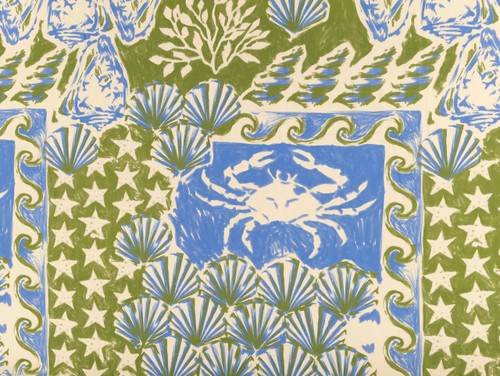 Dressmaking Fabric | Lulworth Viscose & Linen - Green | Fabric Godmother