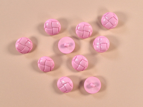Haberdashery | Twisted Shank Buttons - 25mm - Pink  | Fabric Godmother