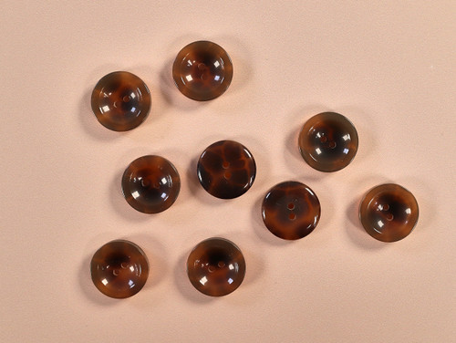 Haberdashery | Chunky Tortoiseshell Buttons - 30mm - Brown | Fabric Godmother
