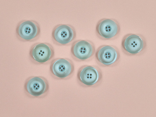 Haberdashery | Aqua Buttons - 27mm – Blue | Fabric Godmother