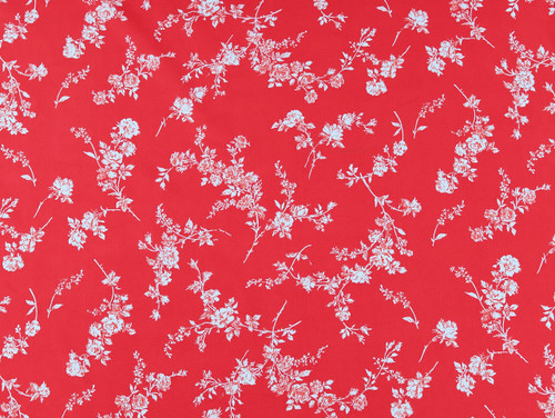 Dressmaking Fabric | Liberty Fabrics Tana Lawn® Elizabeth Sketch - Red | Fabric Godmother 